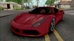 Ferrari 488 GTB Red pour GTA San Andreas