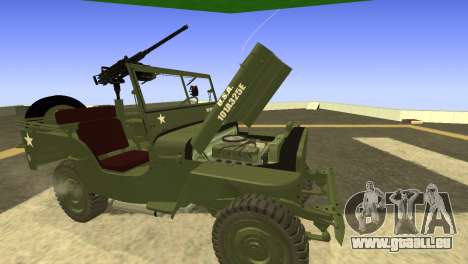 JEEP Wrangler US Army Harinder Mods für GTA San Andreas