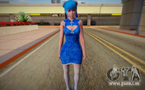 DOA6 Kula Alluring Mandarin Dress Meshmod für GTA San Andreas