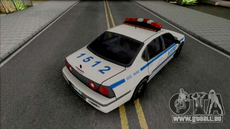 Chevrolet Impala 2003 NYPD (512x512 Texture) für GTA San Andreas