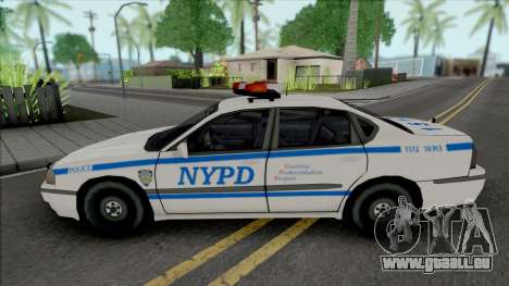 Chevrolet Impala 2003 NYPD (512x512 Texture) für GTA San Andreas