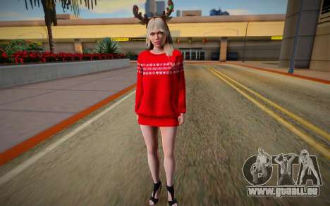 Rachel Christmas Outfit für GTA San Andreas