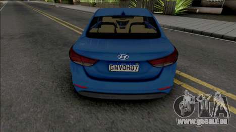 Hyundai Elantra Edit für GTA San Andreas