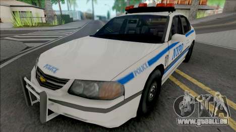 Chevrolet Impala 2003 NYPD (512x512 Texture) für GTA San Andreas