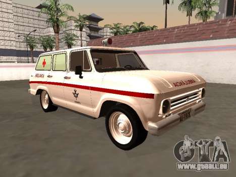 Chevrolet Veraneio 1973 INAMPS Ambulance pour GTA San Andreas