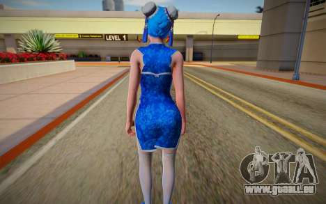 DOA6 Kula Alluring Mandarin Dress Meshmod für GTA San Andreas