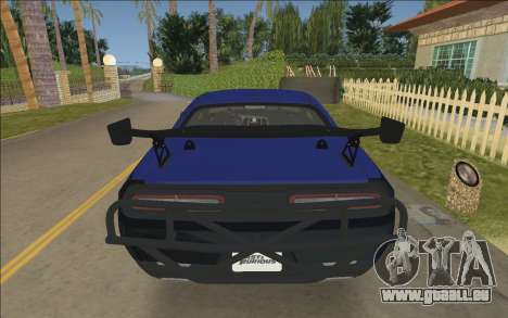 Lettys Dodge Challenger SRT pour GTA Vice City