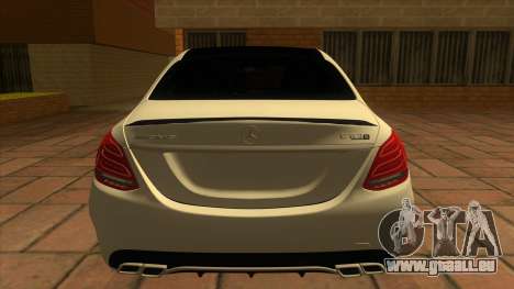 Mercedes-Benz C63S V8 AMG pour GTA San Andreas