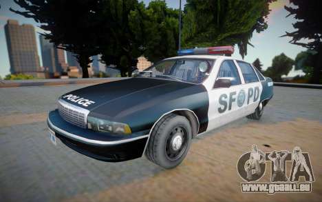 Chevrolet Caprice 1992 (SFPD) - Improved pour GTA San Andreas