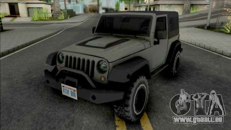 Jeep Wrangler Improved für GTA San Andreas