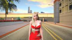 Helena Red Dress für GTA San Andreas