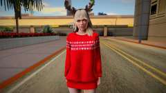 Rachel Christmas Outfit für GTA San Andreas
