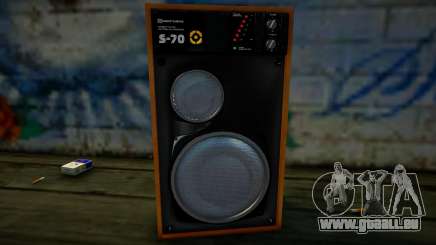 Speakers Radiotehnika S-70 für GTA San Andreas