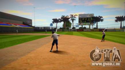 Entraînement sur un terrain de baseball à LV pour GTA San Andreas