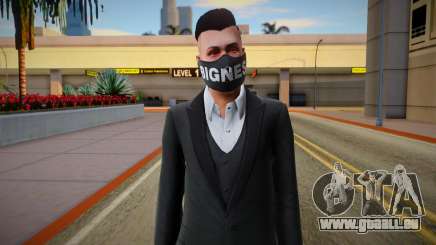 Gta Online Skin With Bigness Mask pour GTA San Andreas
