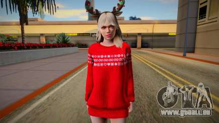 Rachel Christmas Outfit für GTA San Andreas