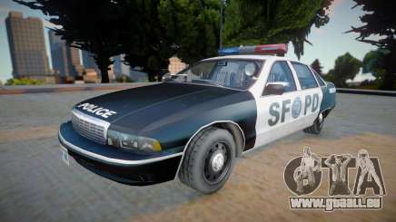 Chevrolet Caprice 1992 (SFPD) - Improved für GTA San Andreas