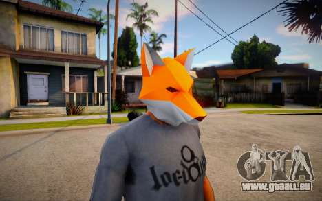 Fox mask (Diamond Casino Heist) für GTA San Andreas