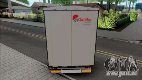 Trailer Girteka Logistics pour GTA San Andreas