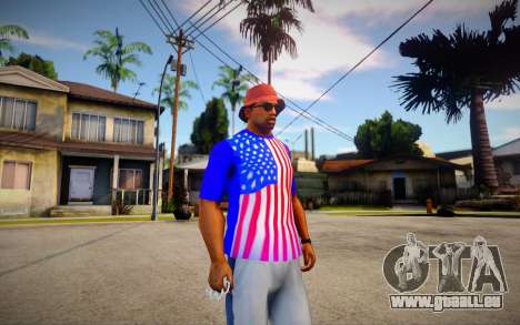 T-shirt Independence Day DLC V2 für GTA San Andreas