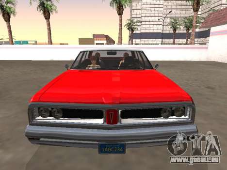 Regina Dundreary Sedan ma version pour GTA San Andreas