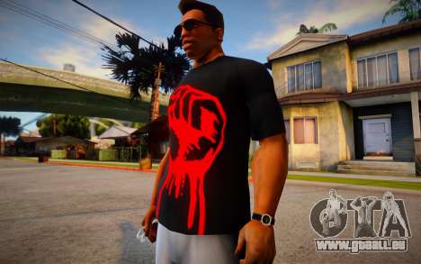 Red Fist T-Shirt pour GTA San Andreas
