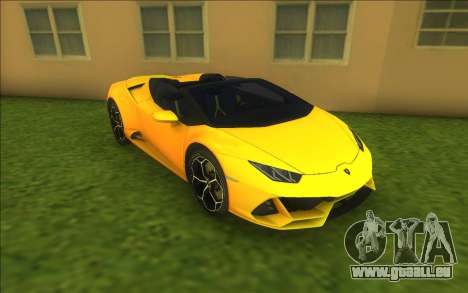 Lamborghini Huracan EVO Spyder für GTA Vice City