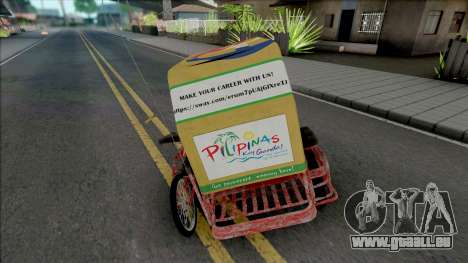 Philippines Pedicab für GTA San Andreas
