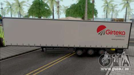 Trailer Girteka Logistics für GTA San Andreas