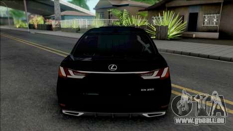 Lexus GS350 Black pour GTA San Andreas