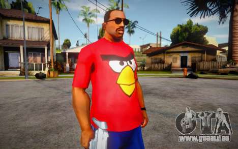 Angry Birds T-shirt für GTA San Andreas