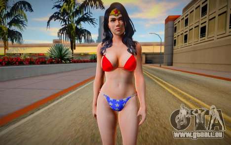 Wonder Woman Bikini Girl from Dead or Alive 5 pour GTA San Andreas