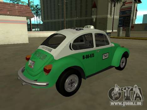 Volkswagen Beetle 1994 Taxi du Mexique pour GTA San Andreas