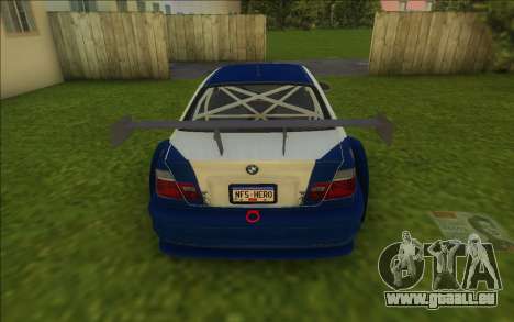 BMW M3 GTR pour GTA Vice City