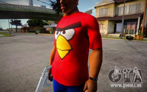 Angry Birds T-shirt für GTA San Andreas