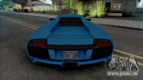 Lamborghini Murcielago LP640 Blue für GTA San Andreas