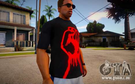 Red Fist T-Shirt für GTA San Andreas