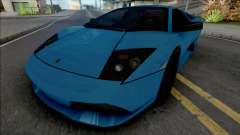 Lamborghini Murcielago LP640 Blue pour GTA San Andreas