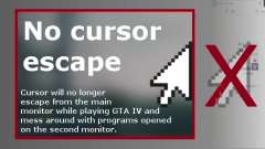 No Cursor Escape pour GTA 4