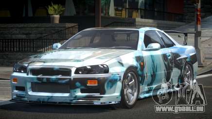 Nissan Skyline R34 BS U-Style PJ6 pour GTA 4