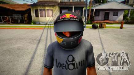 Racing Helmet Red Bull pour GTA San Andreas