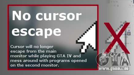 No Cursor Escape pour GTA 4