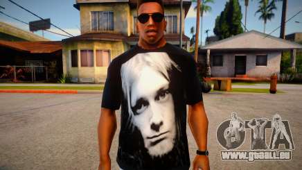 Kurt Cobain T-Shirt pour GTA San Andreas