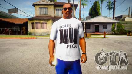 Four Pegs T-Shirt für GTA San Andreas