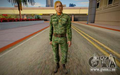 Serbian Female Soldier pour GTA San Andreas
