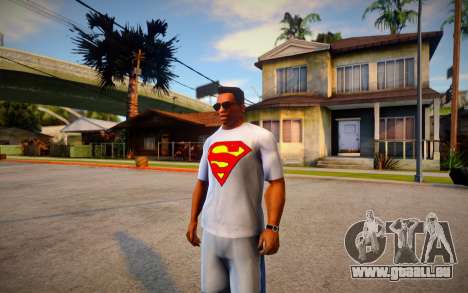 T-shirt Superman (good textures) für GTA San Andreas