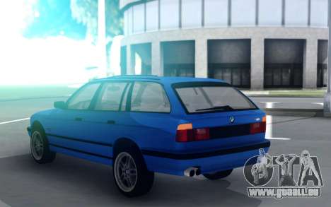 BMW M5 E34 Wagon Blue pour GTA San Andreas