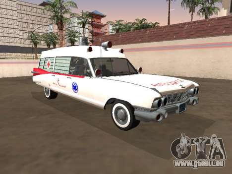 Cadillac Miller-Meteor 1959 Old Ambulance für GTA San Andreas
