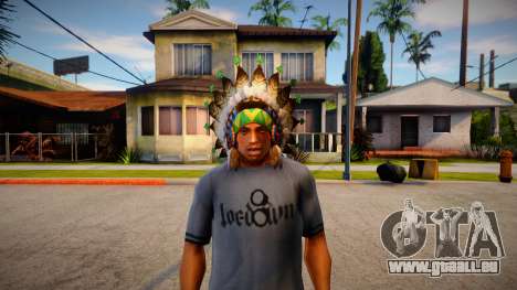 Indian headdress für GTA San Andreas