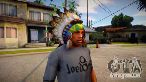 Indian headdress für GTA San Andreas